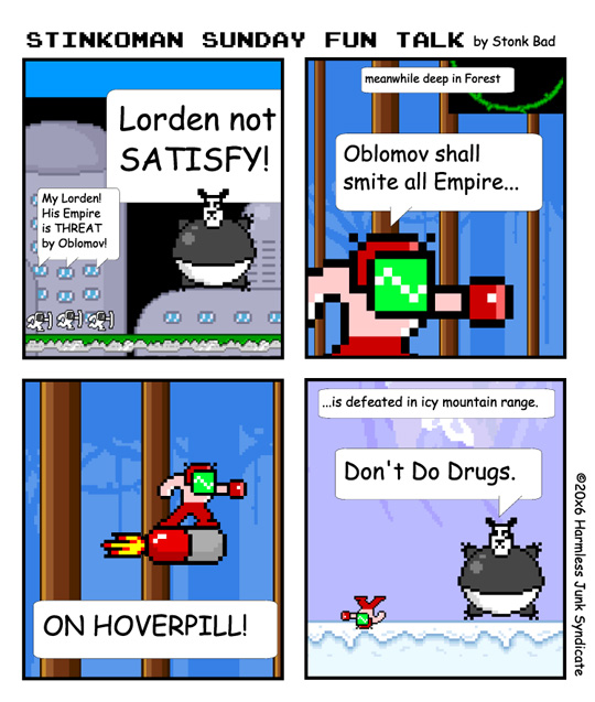 Stinkoman Comic
