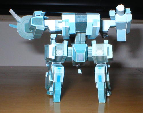 Metal Gear Rex Papercraft Instructions